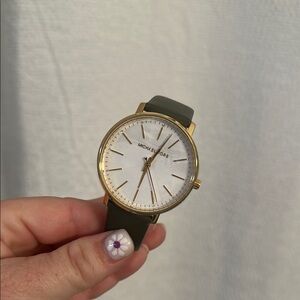 Michael Kors Gold and Green Watch